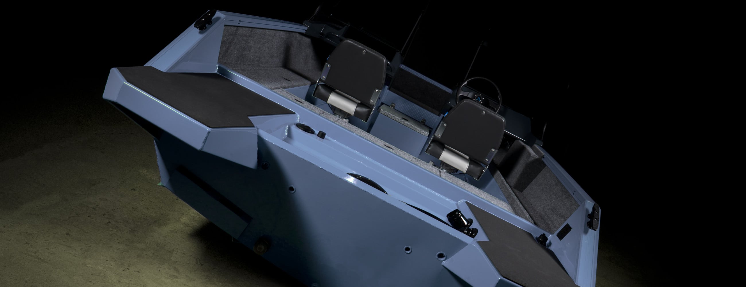 Windboat 4.6 DC EvoFish — Серо-синий, фото 4