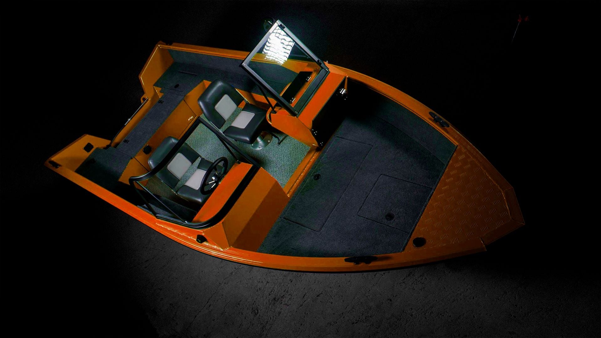 Windboat 4.2 DC Evo — консоли с ветровым стеклом