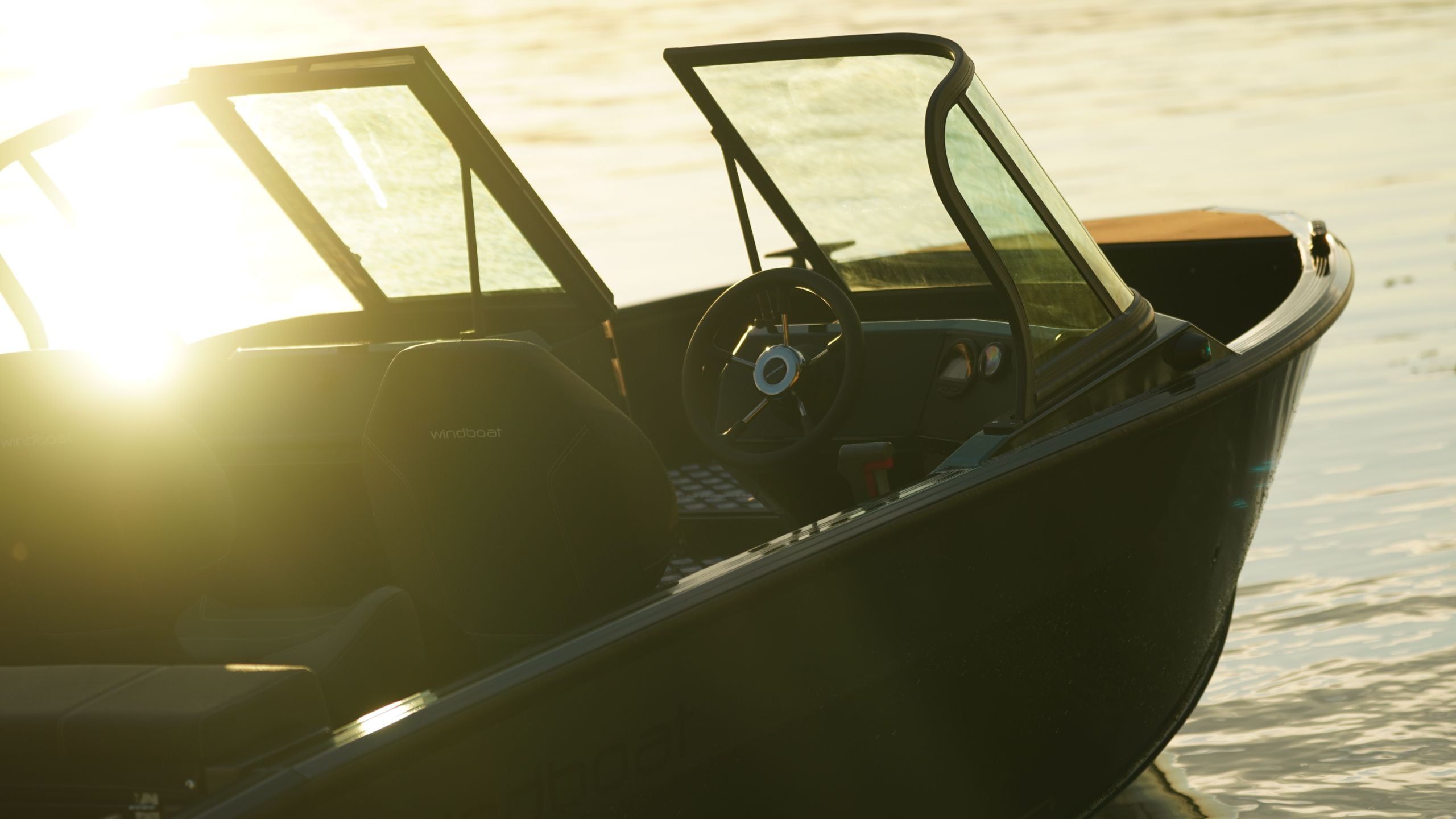 Windboat 4.6 DCX Air на скорости