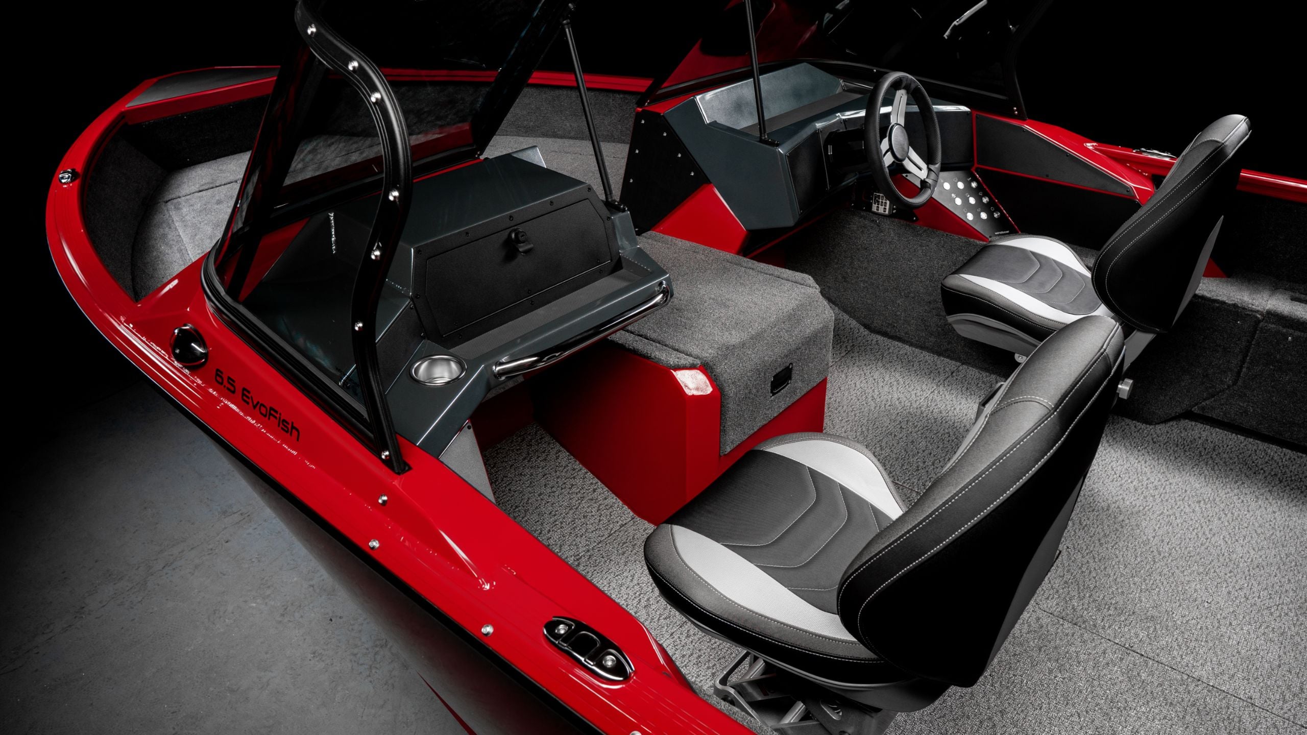 Windboat 6.5 EvoFish — Racing Red, фото 2